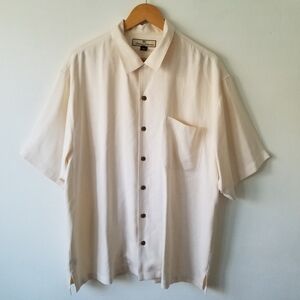 Tommy Bahama Cream Casual Button Down Shirt